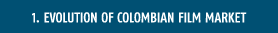 EVOLUTION OF COLOMBIAN FILM MARKET